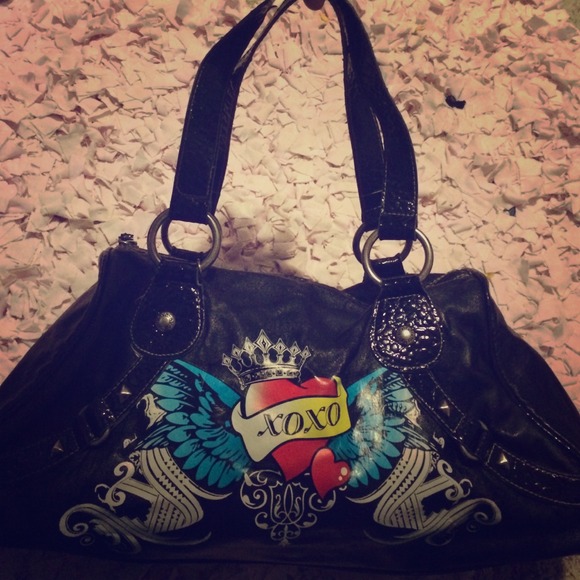 Xoxo winged heart purse/hang bag