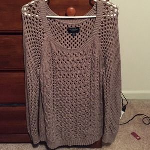 Tan American eagle sweater