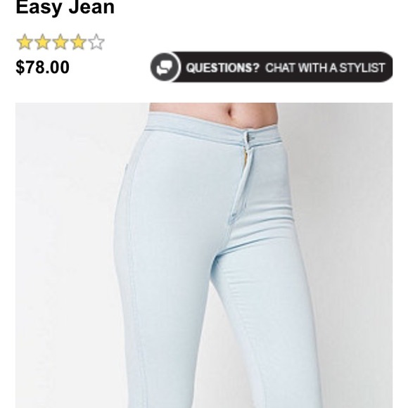 Easy jeans, slightly damaged