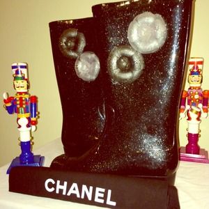 Chanel Rain Boots