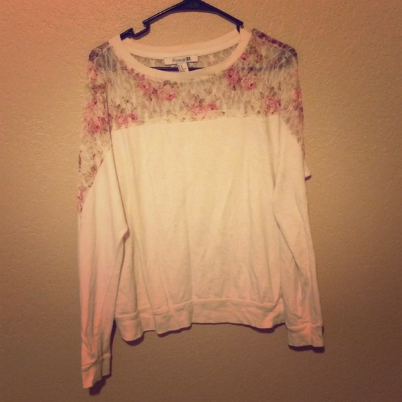 Floral sweater