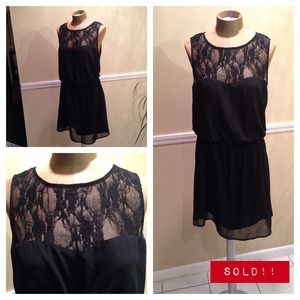 Black cocktail dress