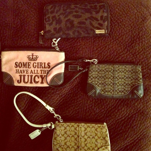 Bundle of 4 juicy couture, 2 coach and express
