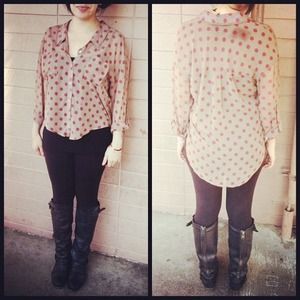 Free People Tops - Free people sheer button up Free People Tops - Free people sheer button up
