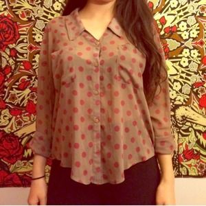 Free People Tops - Free people sheer button up Free People Tops - Free people sheer button up