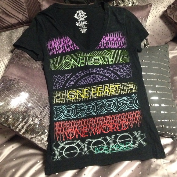 Bob Marly Tee 💗💚💜💛💙