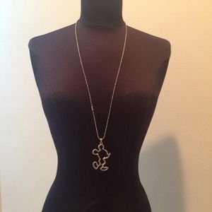 Mickey long chain necklace