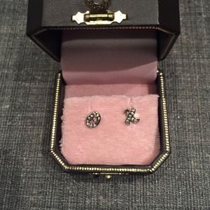 New Juicy Couture "XO" earrings