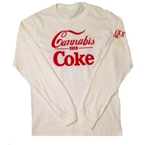 Cannabis Over Coke Tee