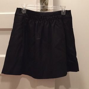 Jcrew black mini skirt