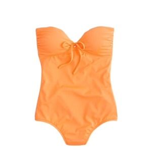 J.crew One piece swimwear in Papaya Neon.MUST HAVE