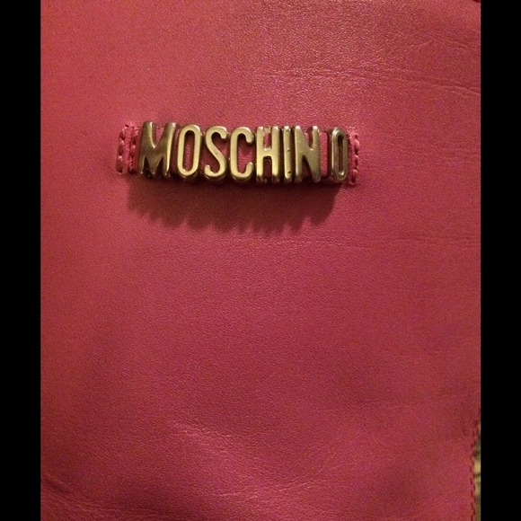 Moschino pink go-go style boots
