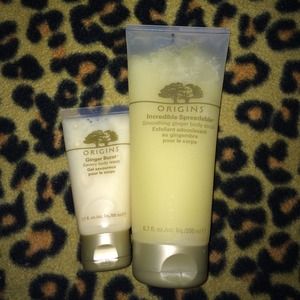 ORIGINS body scrub and body wash