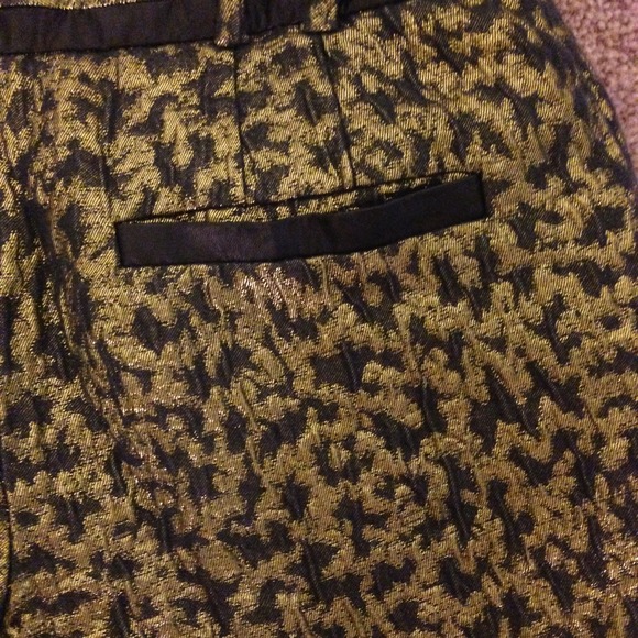 RACHEL Rachel Roy Metallic Brocade Pants - Picture 4 of 4