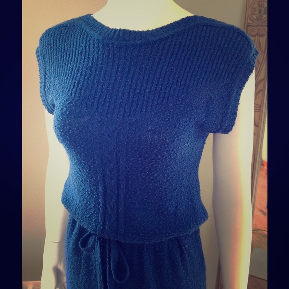80s Vintage Sweater Dress