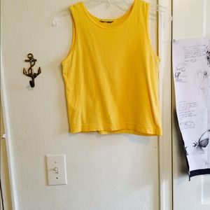 Yellow Crop Top