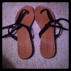 Madden girl black sandals
