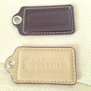 "BUNDLED" Coach tags & beige dress