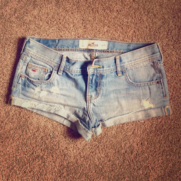 Hollister jean shorts