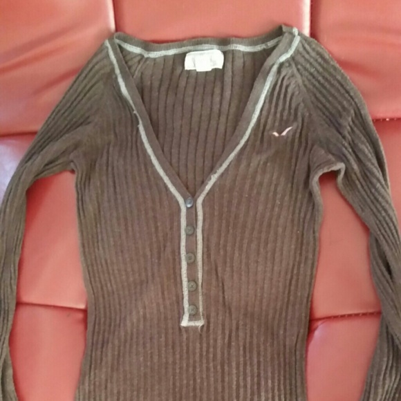 Hollister thermal sweater size med