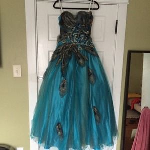 Sheri Hill dress size 6 corset back