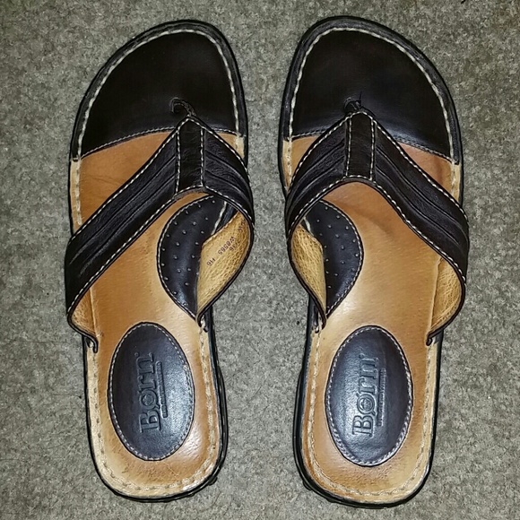 Born leather sandals