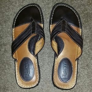 Born leather sandals