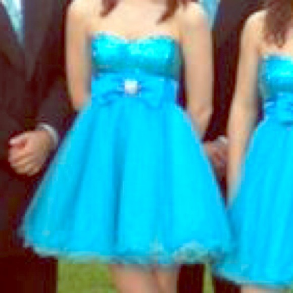 Blue dress