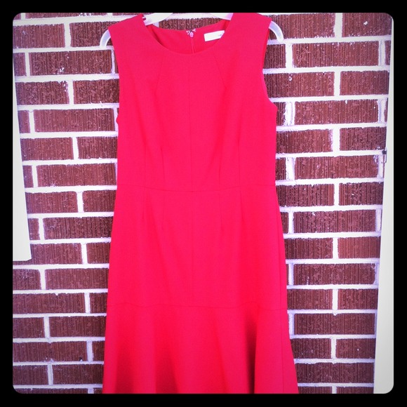 Calvin Klein red dress