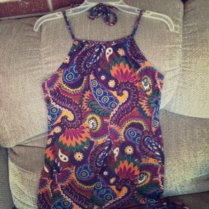 6 Degrees braided halter top