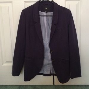 H&M fitted blazer with elbow patches!
