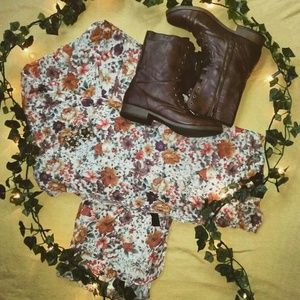 NWOT Brown Combat Boots!