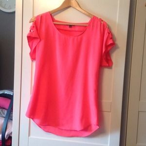 Hot pink express top