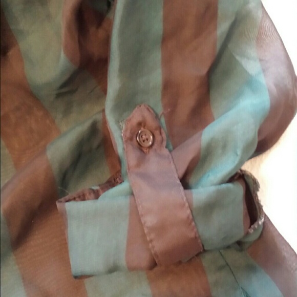 Shimmering Sheer Button Up - Needs Work - Picture 4 of 4