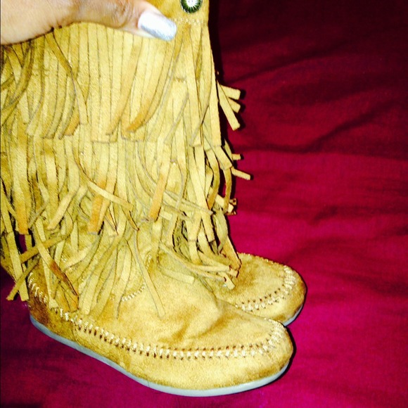 Kids Fringe boots
