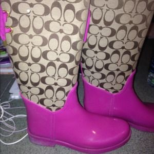Coach Rainboots