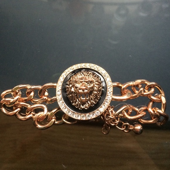 AKIRA Jewelry - AKIRA Rose Gold Lion Bracelet