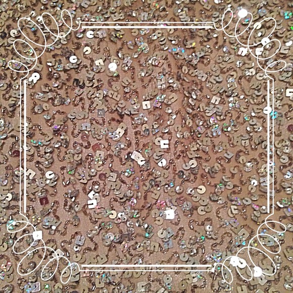 Silver sequin beaded dress - Picture 3 of 4