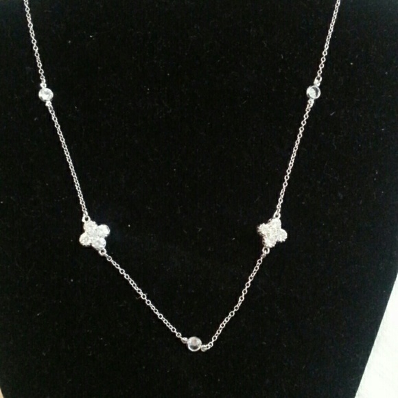 Silver toned necklace