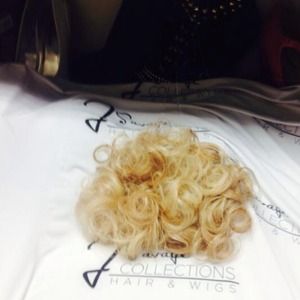 This is a human hair wiglet color #26/613