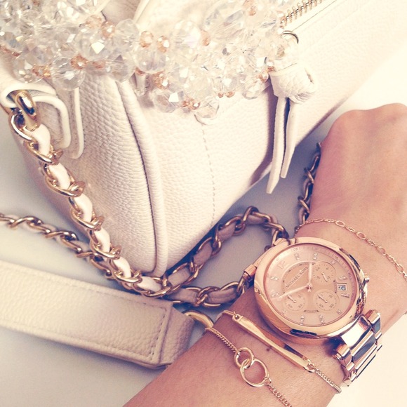 MK Rose Gold Watch JUST SHARING