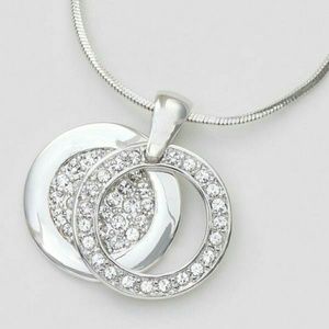 REAL SWAROVSKI DUO CRYSTAL NECKLACE