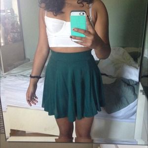 Mini circle skirt