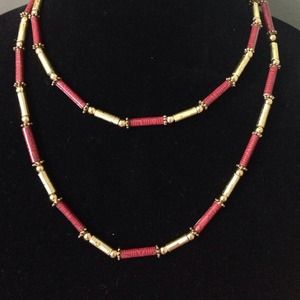 Paper Bead necklace (101)
