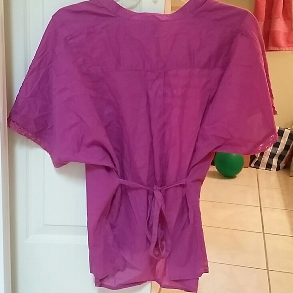 Cute fushia Free People top XS - Picture 3 of 3