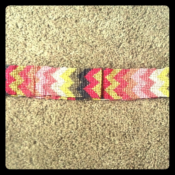 Beaded LOFT belt.