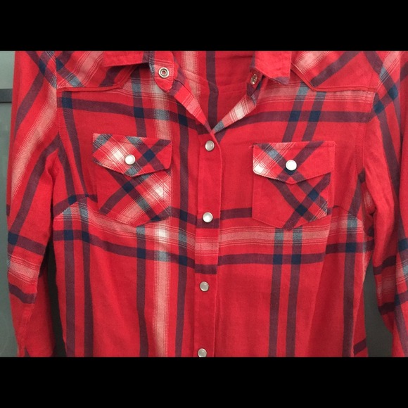 Mossimo flannel button down - Picture 2 of 2