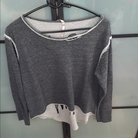 Skull cutout sweater