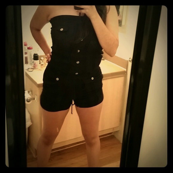 Cute black romper