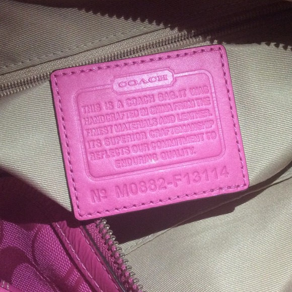 Coach purse extra pics